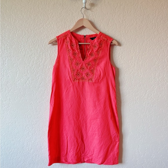 J Crew Linen Summer Dress Size PXS - Picture 1 of 8